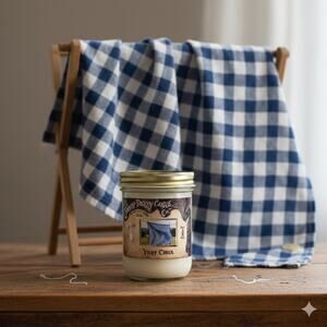 Vichy Check - 16 oz Coconut Wax Candle
